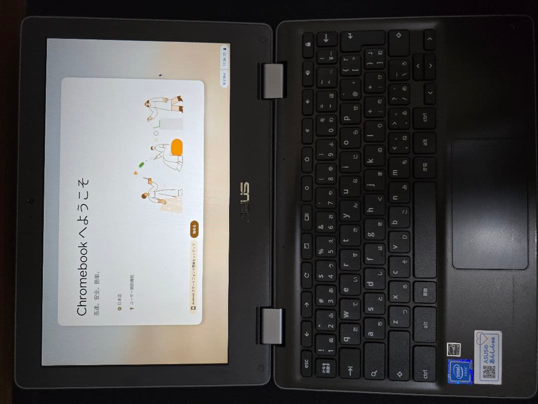 Chromebook本体 ASUS Chromebook Flip C214MA