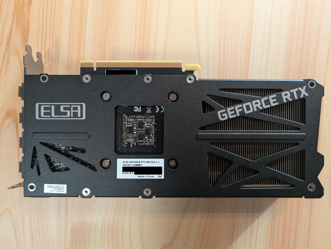 ELSA GeForce RTX 3060 12GB グラフィックボード