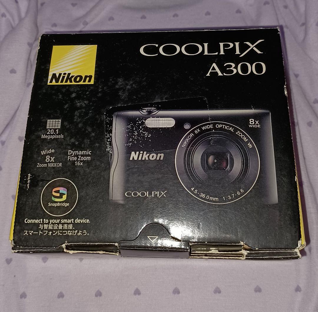 Nikon COOLPIX A300 コンパクトデジタルカメラ　　　ブラック