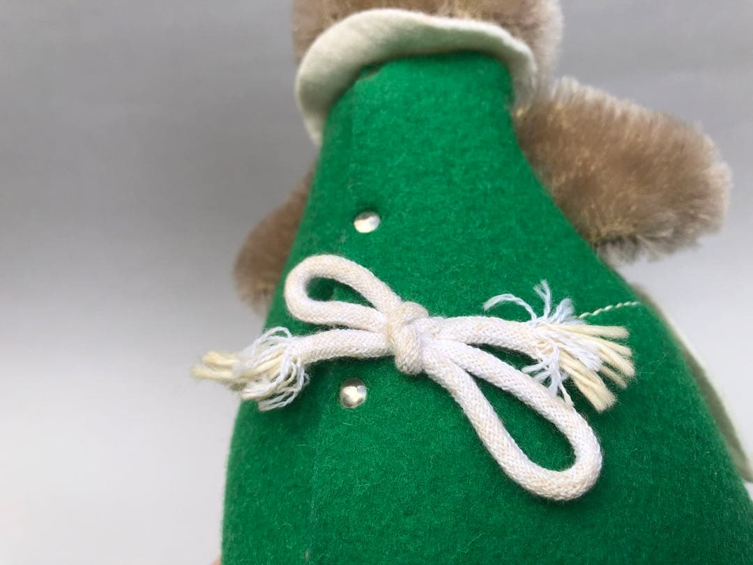 Steiff　ウサギのギフトカバー　Betthupferlhase　緑オールID