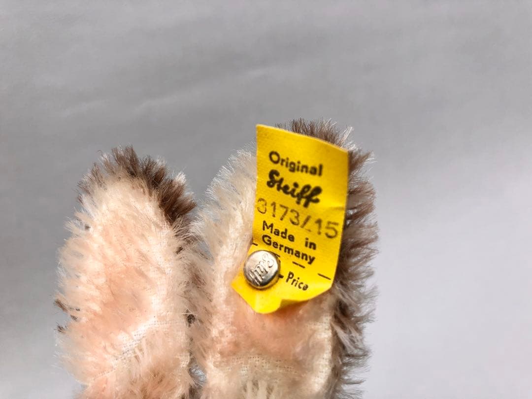 Steiff　ウサギのギフトカバー　Betthupferlhase　緑オールID