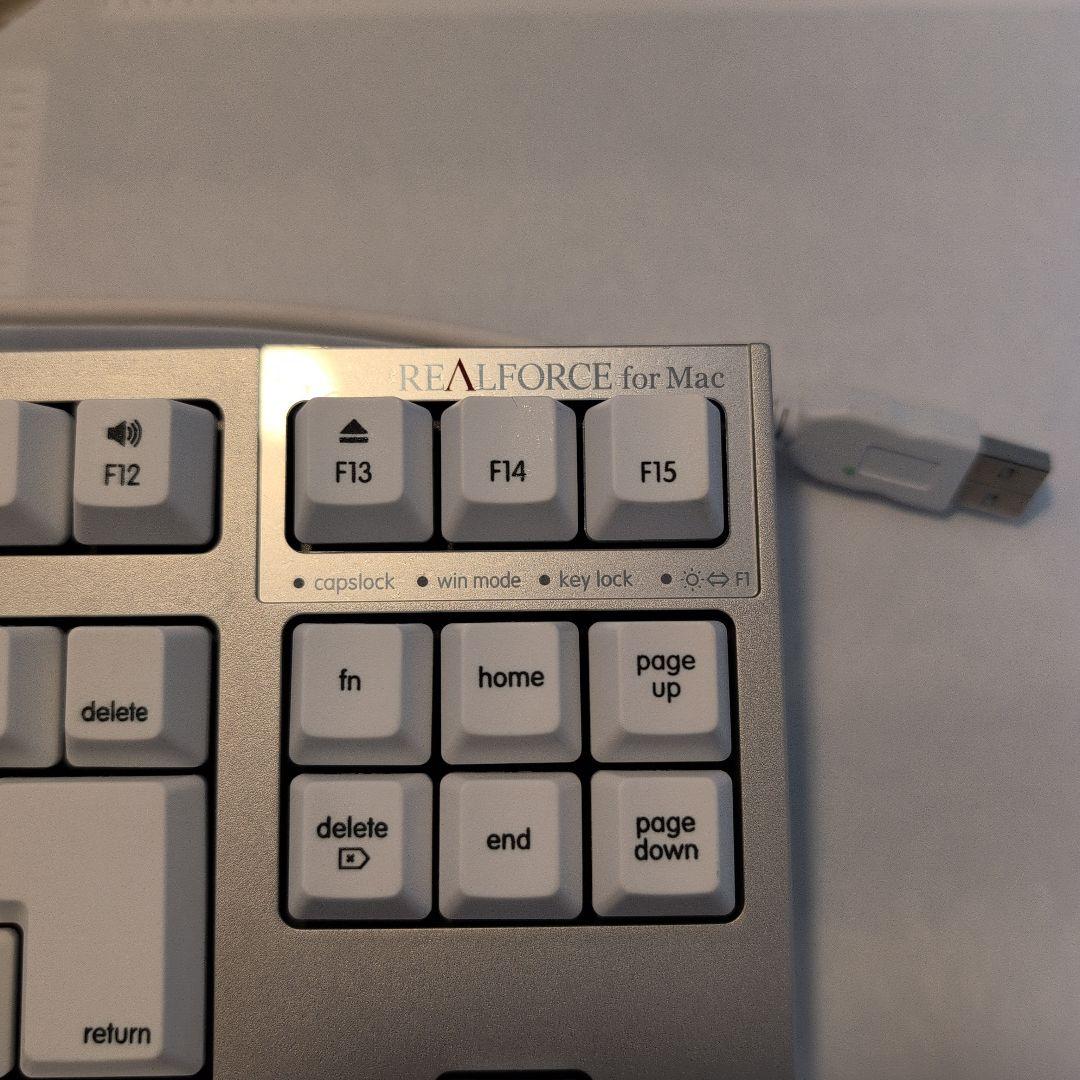 【動確済】REALFORCE for Mac テンキーレス R2TL-JPVM