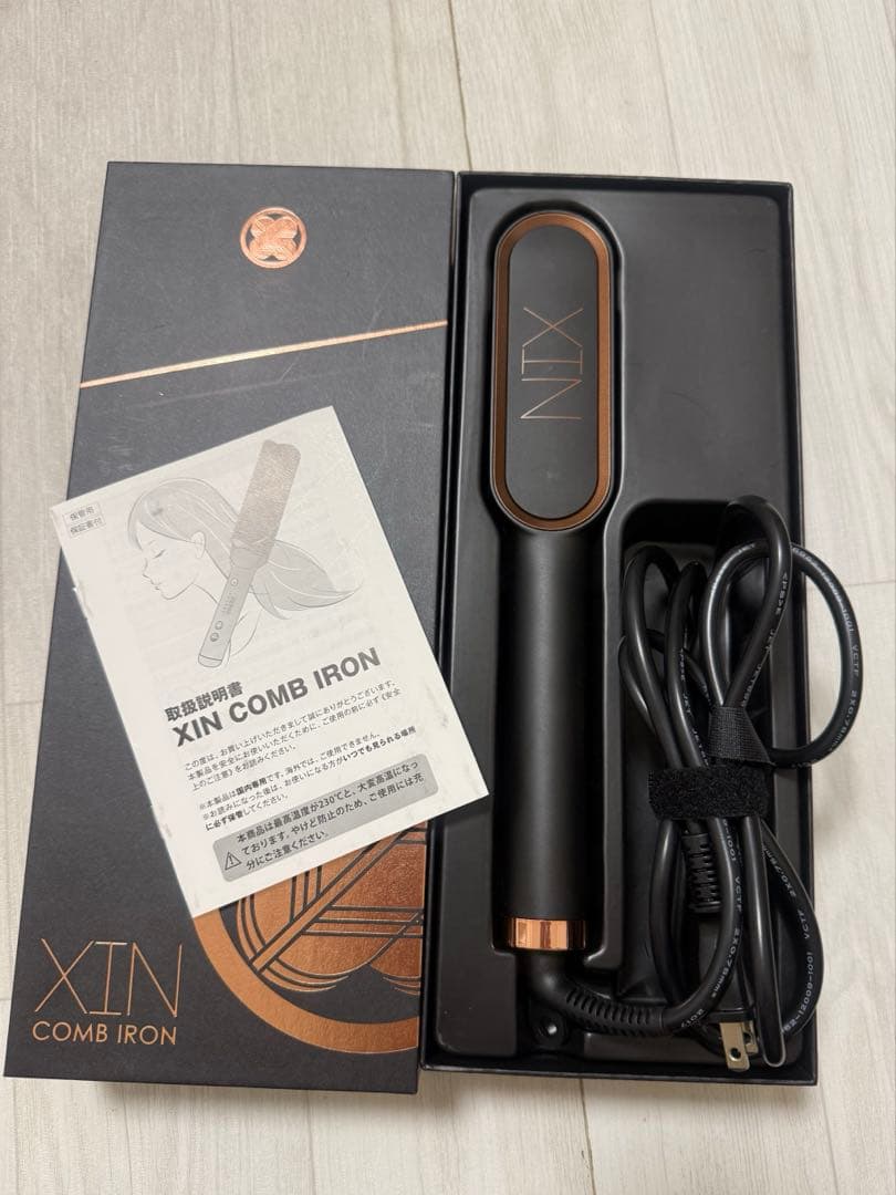 【新品未使用】XIN COMB IRON ヘアアイロン