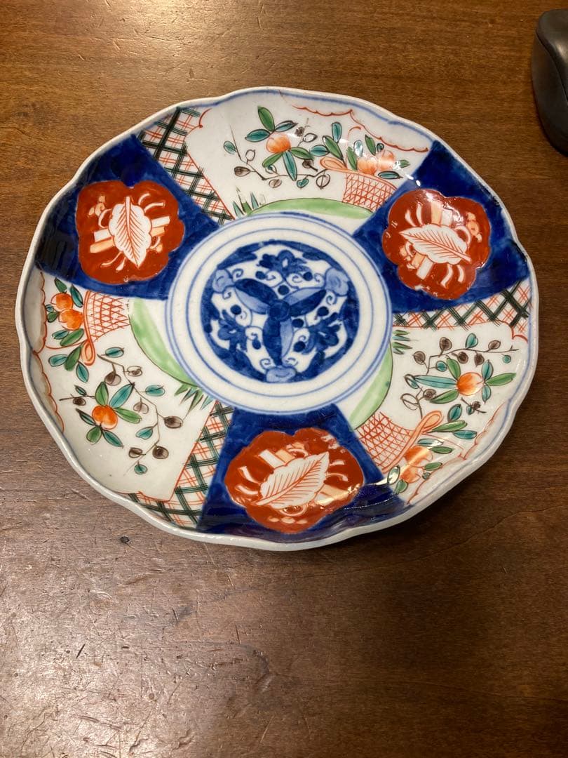 古伊万里　7寸皿　2枚