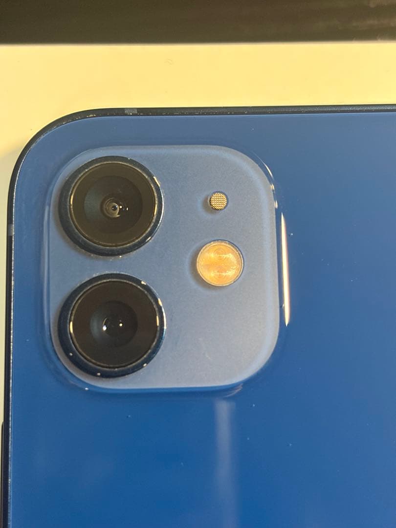 iPhone12 256GB 青 箱、付属品有 バッテリー94% おまけつき