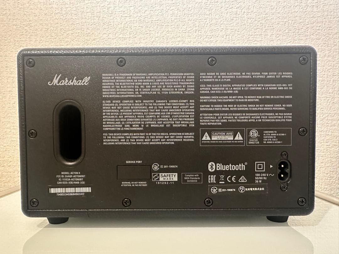 正規品　Marshall Acton II スピーカー　ブラック