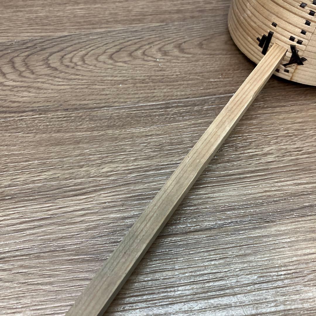 B-5 伝統工芸 曲げわっぱ 柄杓（ひしゃく） 木製 茶道具 菓子器