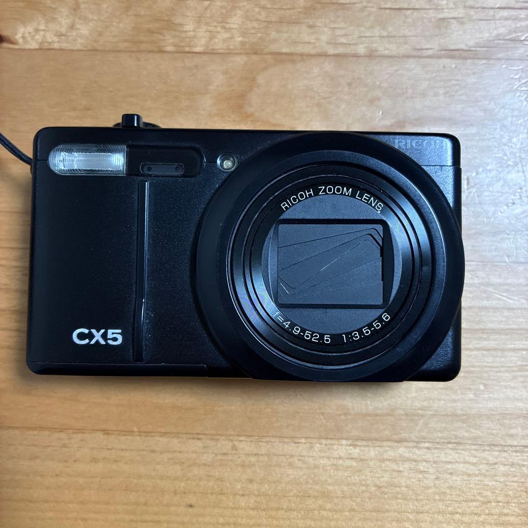 RICOH CX5 デジタルカメラ ブラック