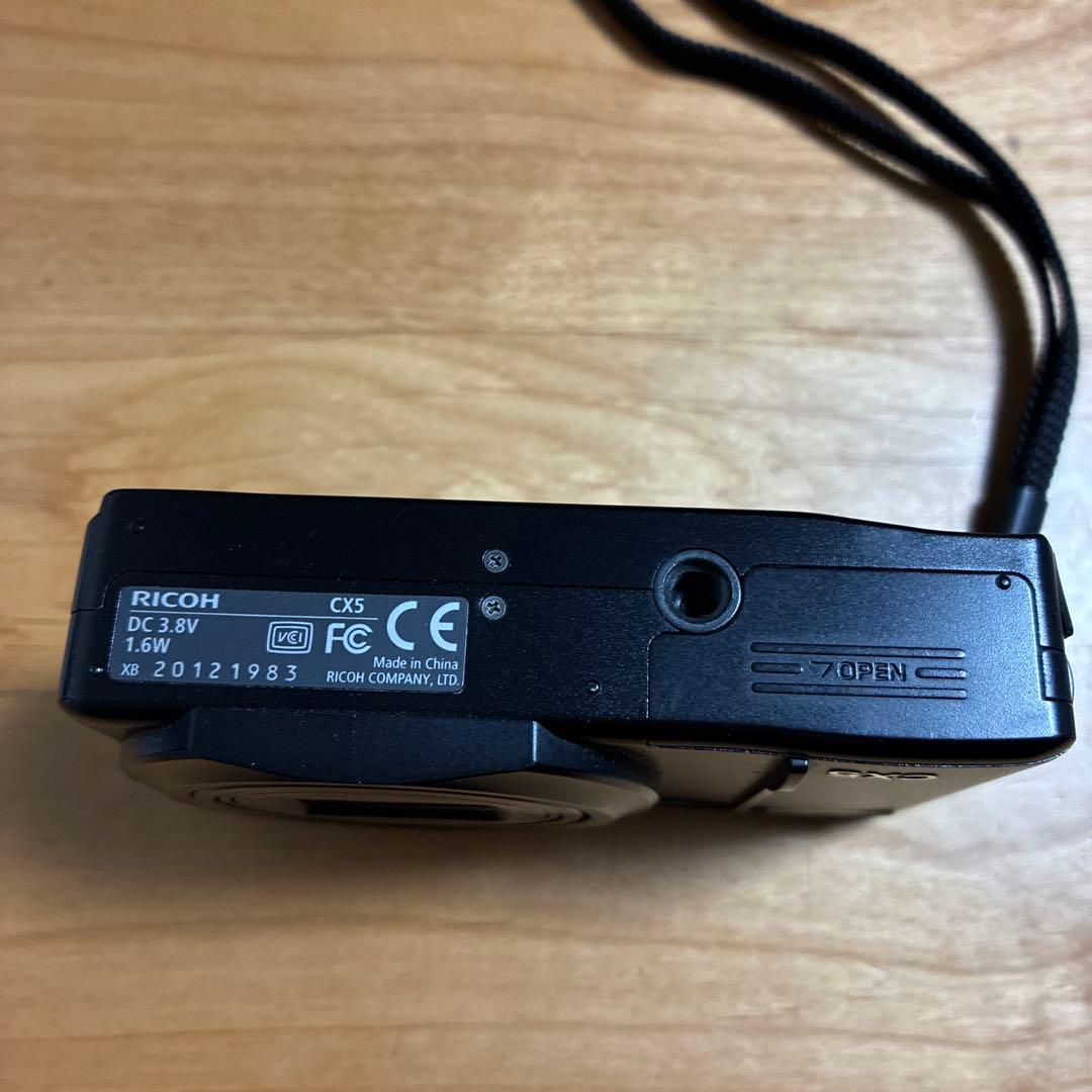 RICOH CX5 デジタルカメラ ブラック