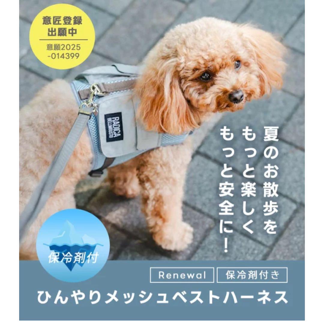 RADICA ハーネス 保冷剤ポケット付サイズM ２枚組　 簡単装着 抜けにくい