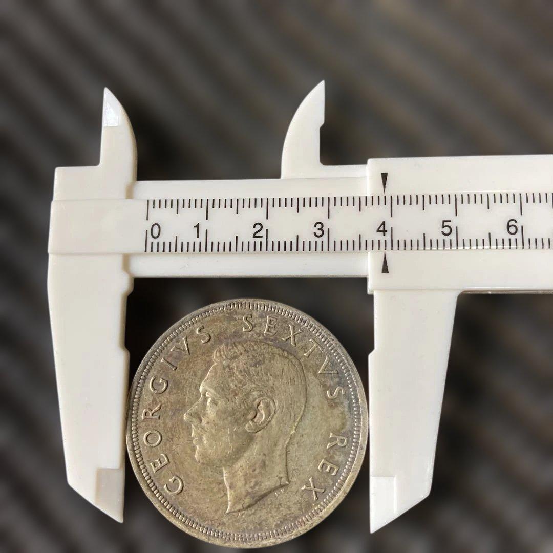 南アフリカ 1952年 5シリング 銀貨　設立300周年記念デザイン