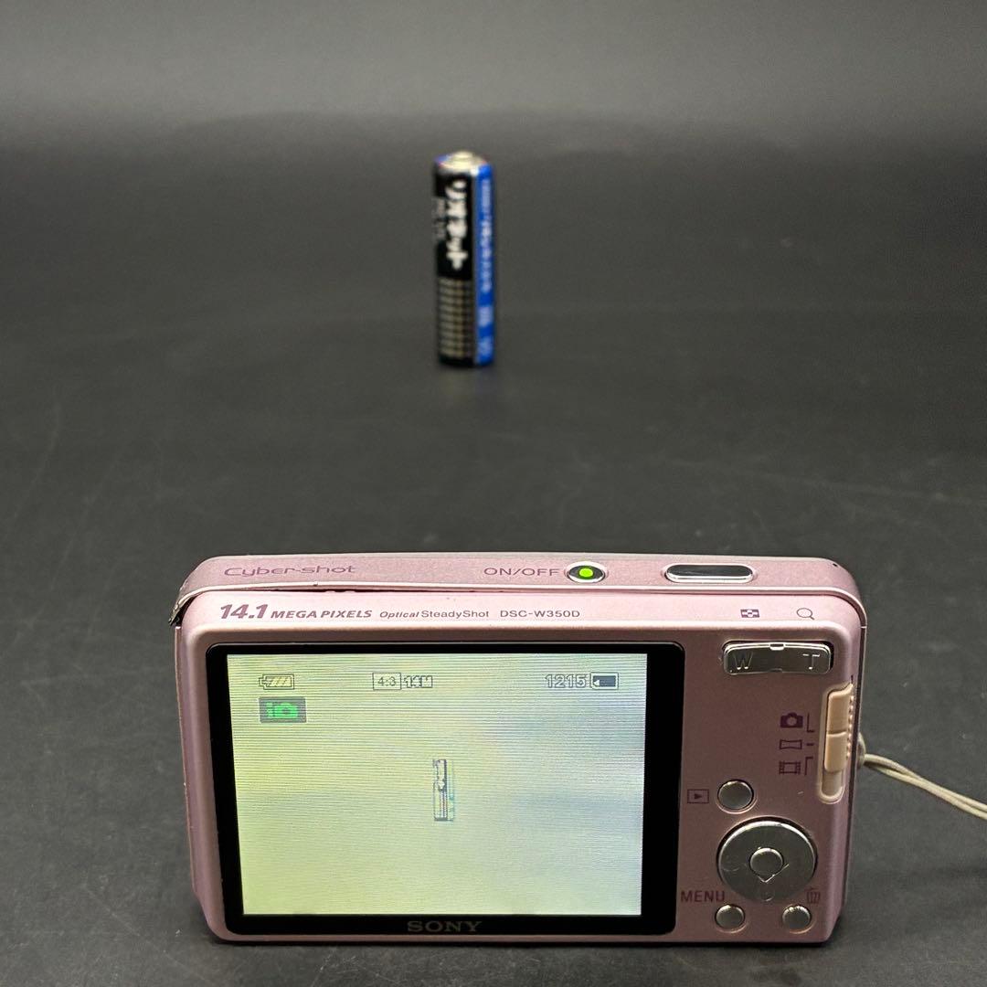【動作OK】SONY Cyber-shot DSC-W350D限定ピンクローズ