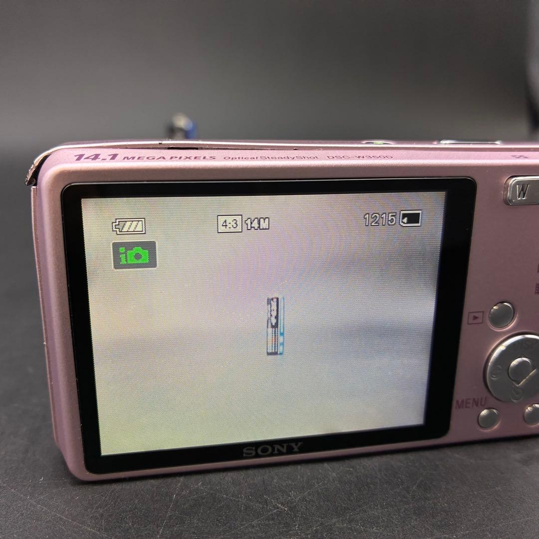 【動作OK】SONY Cyber-shot DSC-W350D限定ピンクローズ