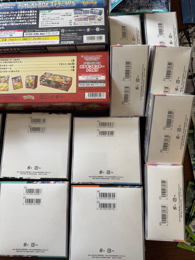 新品未開封　ポケモンカードゲーム コレクションセット14種18BOX＋バラ49枚