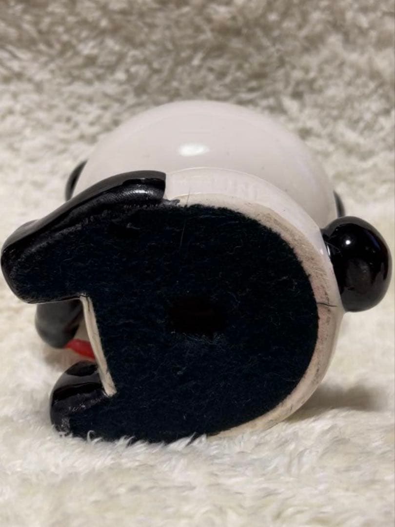 昭和レトロ　内藤ルネ♡赤電話パンダ貯金箱　当時物　陶器　ヴィンテージ