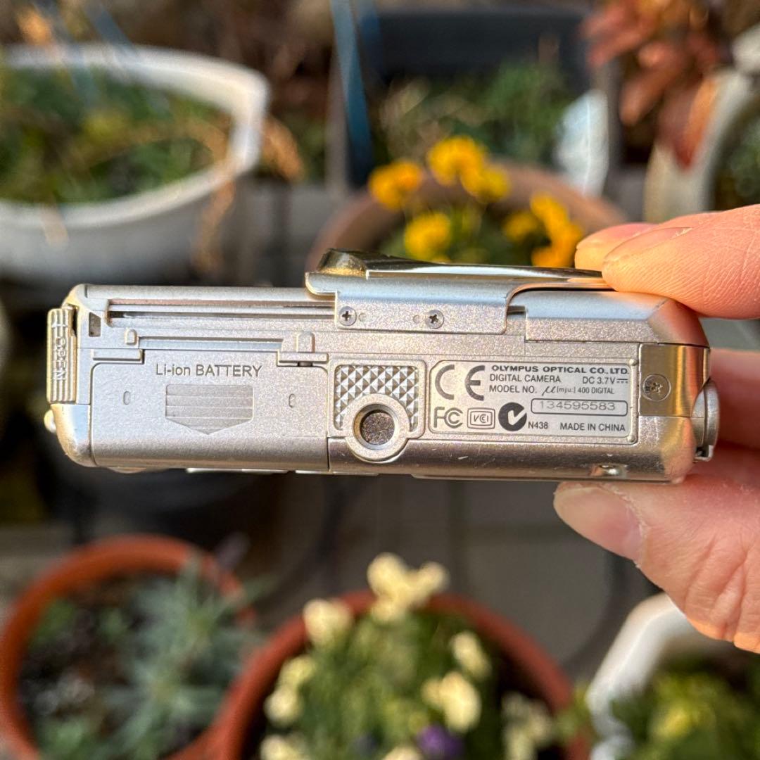 OLYMPUS μ400 防水 オールドコンデジ 難あり