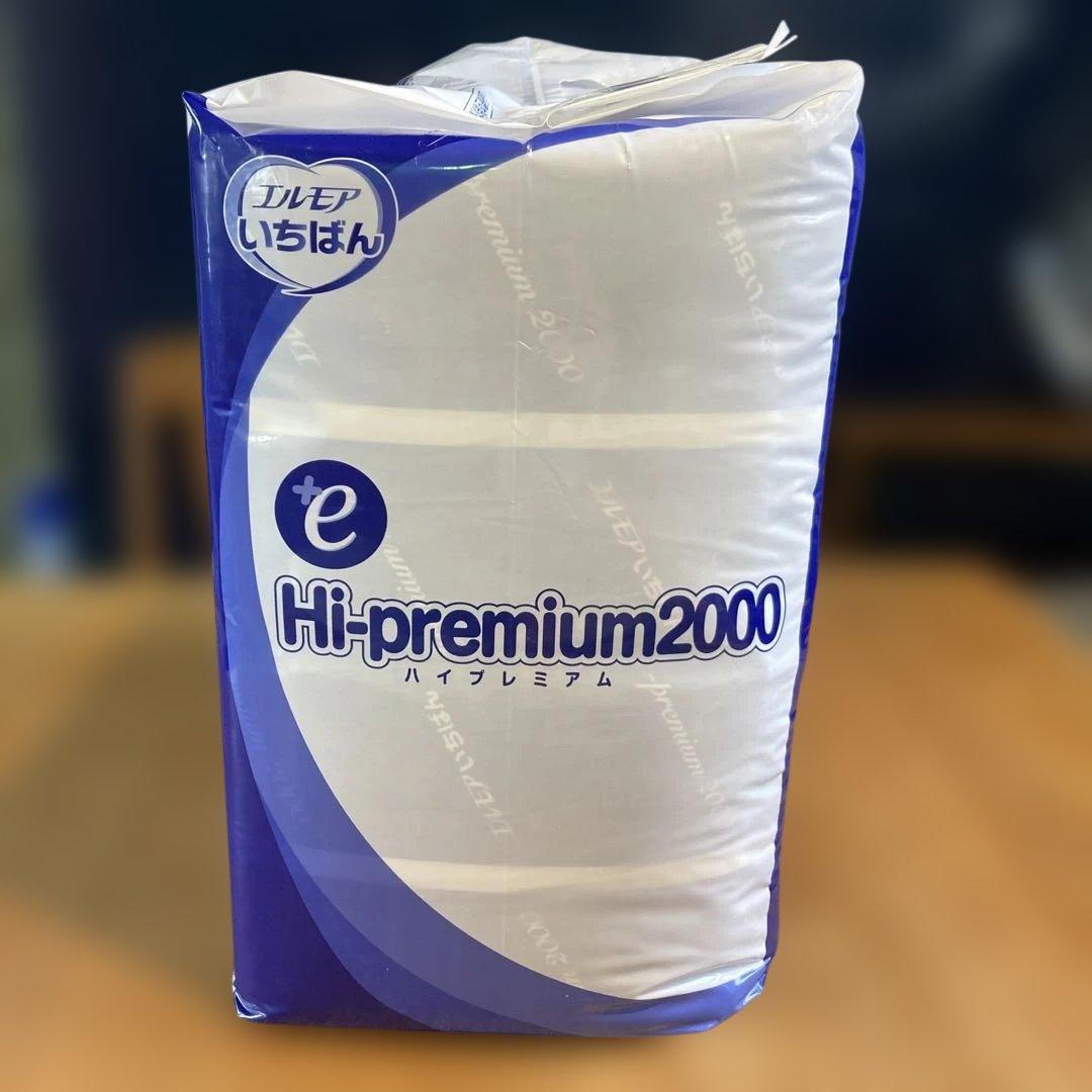 Hi-premium2000 尿漏れパッド 4パック 80枚　　13回吸収夜用
