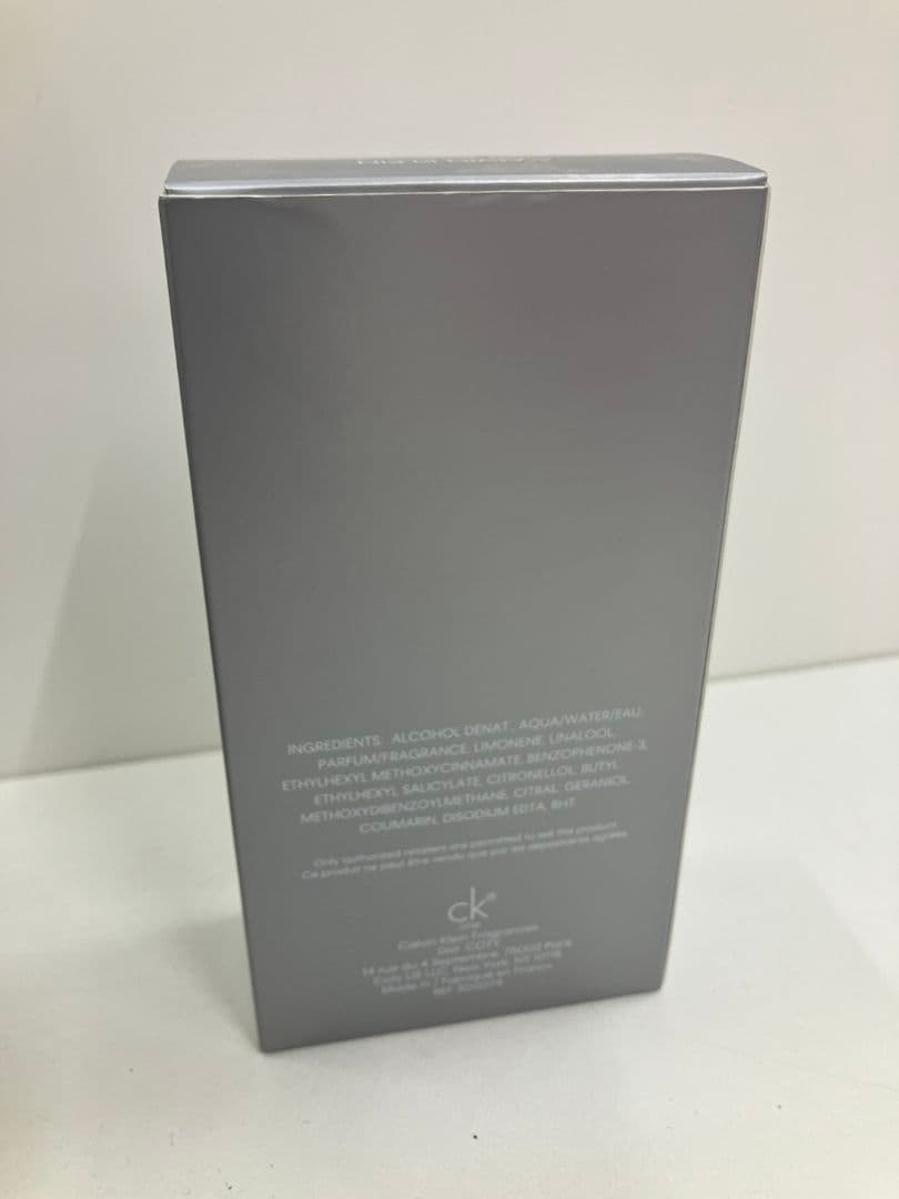 【シーケーワン　プラチナ　オードトワレ】100ml　香水　カルバン・クライン