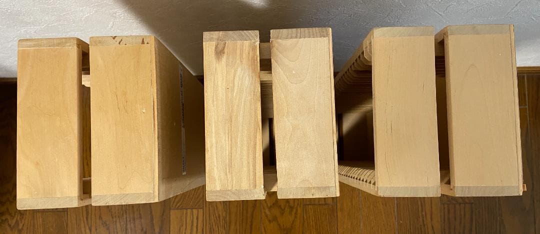 【USED品】IKEA　イケア　BOALT　CD収納ラック　３点セット