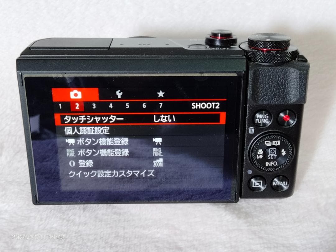 Canon G7X markⅡ　コンパクトデジタルカメラ