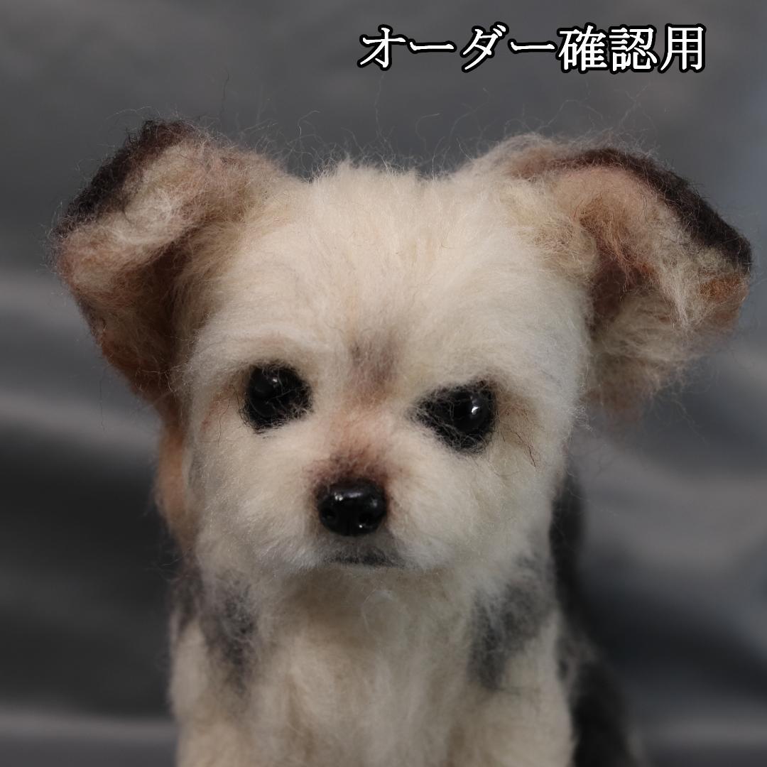 羊毛フェルト Ｎ様 チワワ ヨーキー ヨーチワ 犬 ハンドメイド オーダー