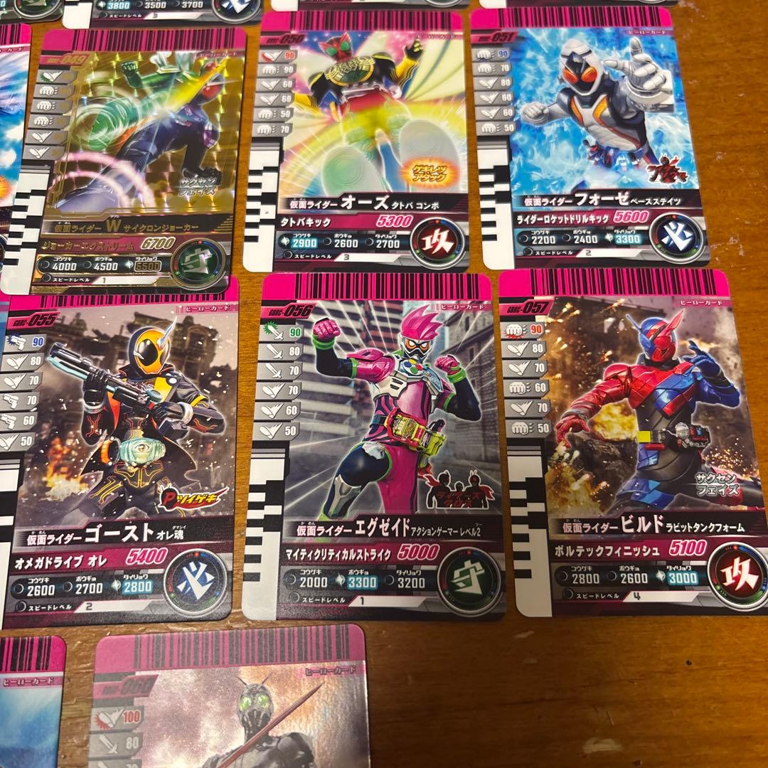 ガンバライドクロニクル2 27種　ゼッツ　アギト　W シャドームーン　セミコンプ