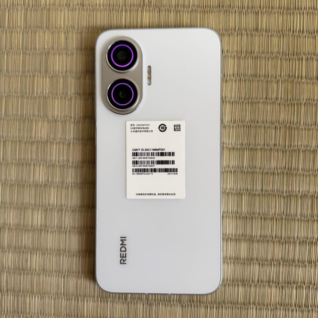 Xiaomi Redmi Turbo 4 Pro 512GB ホワイト 本体