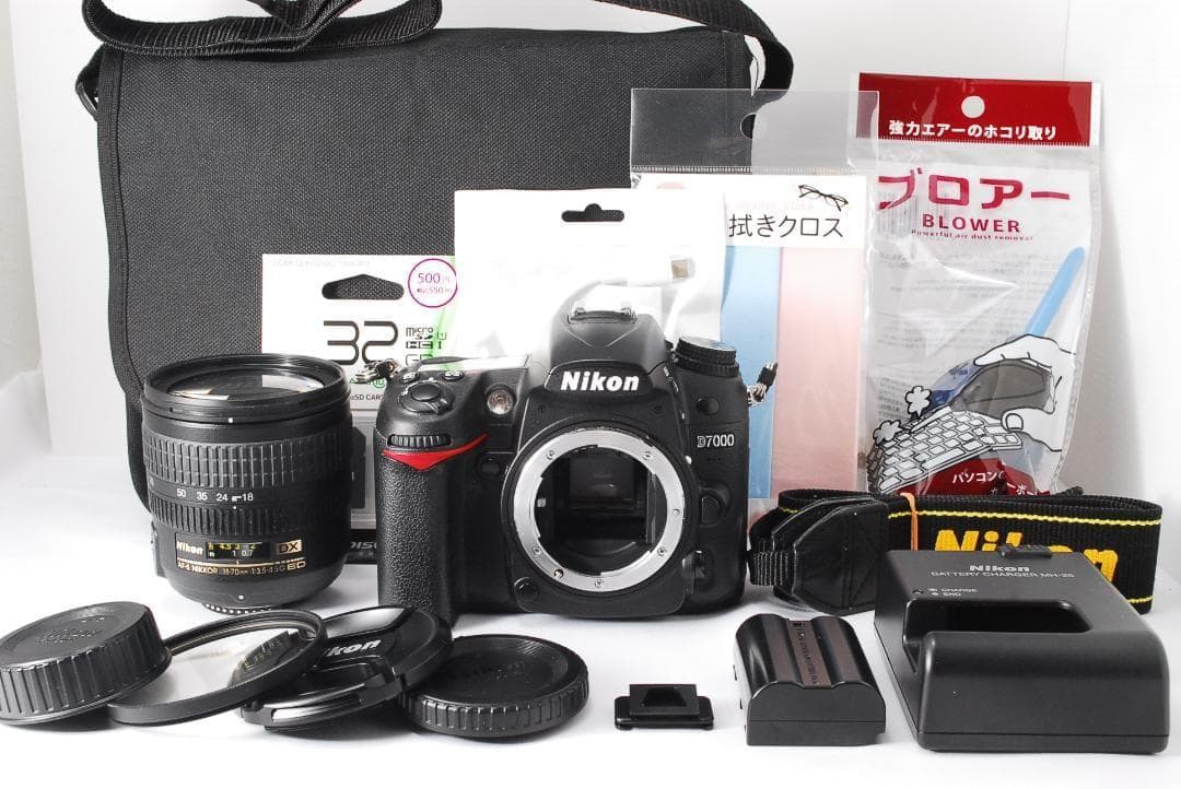 美品 ショット数少✨Nikon D7000 レンズセット 高性能 カメラバッグ付