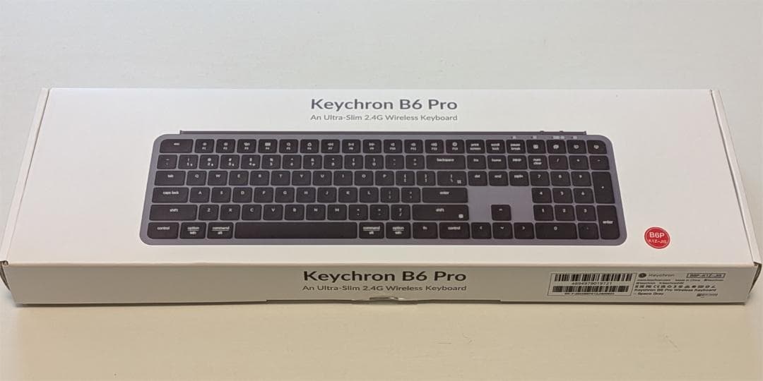 Keychron B6 Pro 超薄型ワイヤレスキーボード（JIS版）
