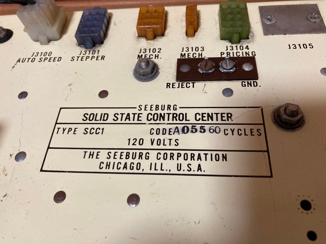 その他 SEEBURG SOLID STATE CENTER TYP SCC1