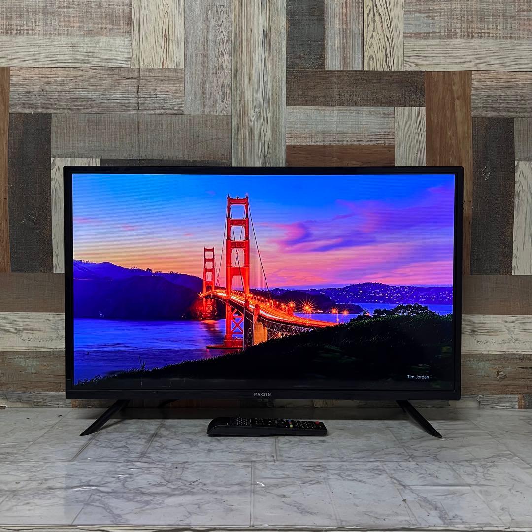即日受渡❣️全国送料込2年前購入マクスゼン32型TVゲームモード搭載。新品リモコン