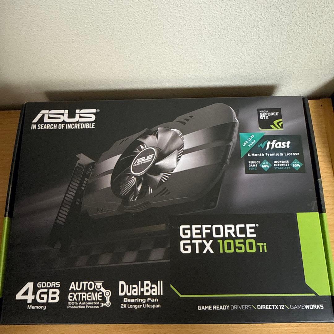 グラフィックボード・グラボ・ビデオカード ASUS GTX 1050 Ti 4GB
