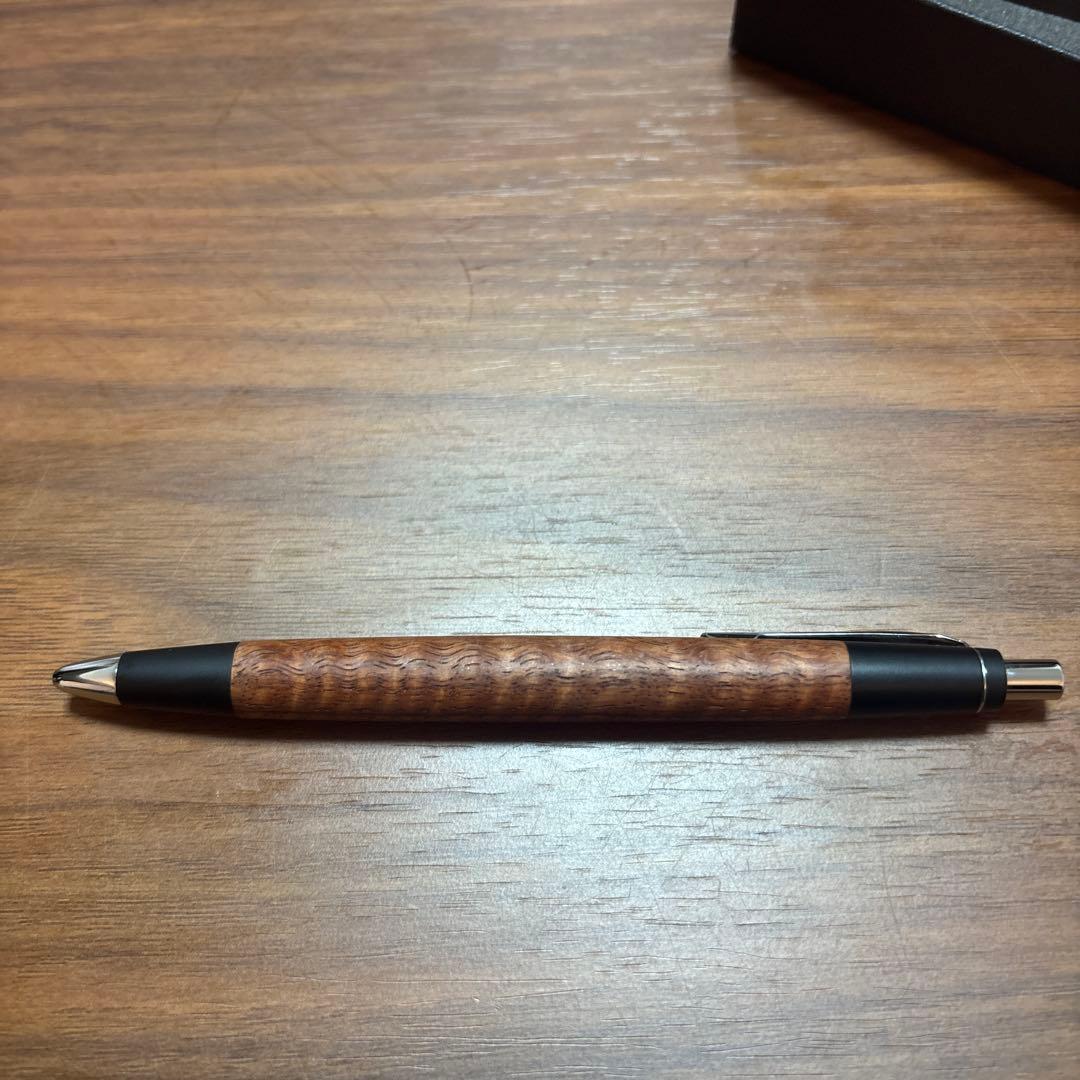 新型野原工芸本花梨虎杢シャープペンシル