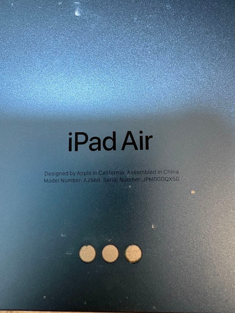 iPad Air 第5世代 A2588 64GB MM9E3J/A ジャンク