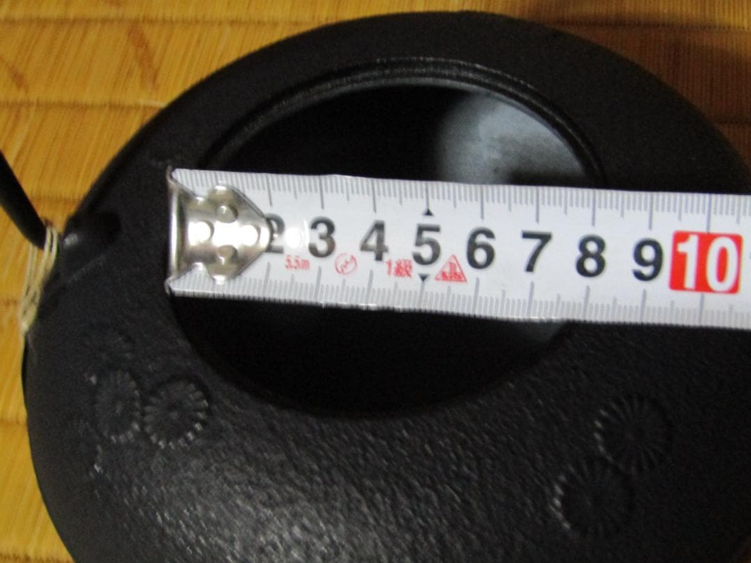 南部鉄瓶　オリジン鉄瓶 黒 丸型　新品未使用