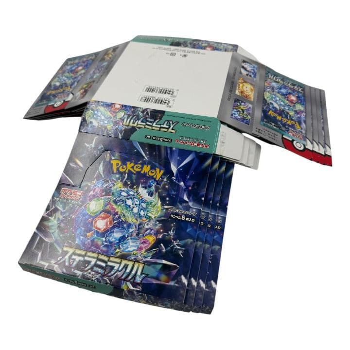 ポケモンカード 空箱のみ 115箱分 151、ロストアビス他　ペリペリ無し