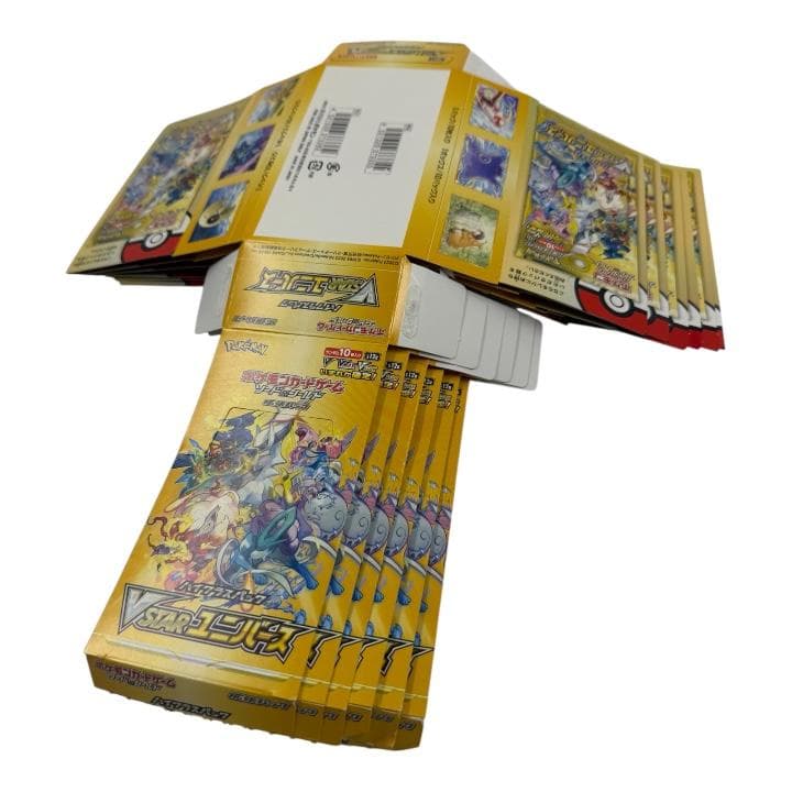 ポケモンカード 空箱のみ 115箱分 151、ロストアビス他　ペリペリ無し