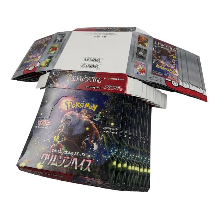 ポケモンカード 空箱のみ 115箱分 151、ロストアビス他　ペリペリ無し