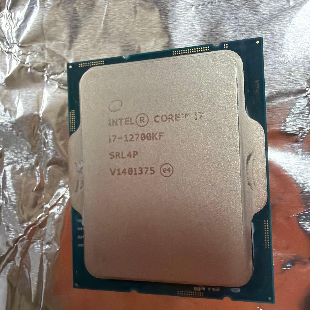 Corei7 12700KF 直前までは動作