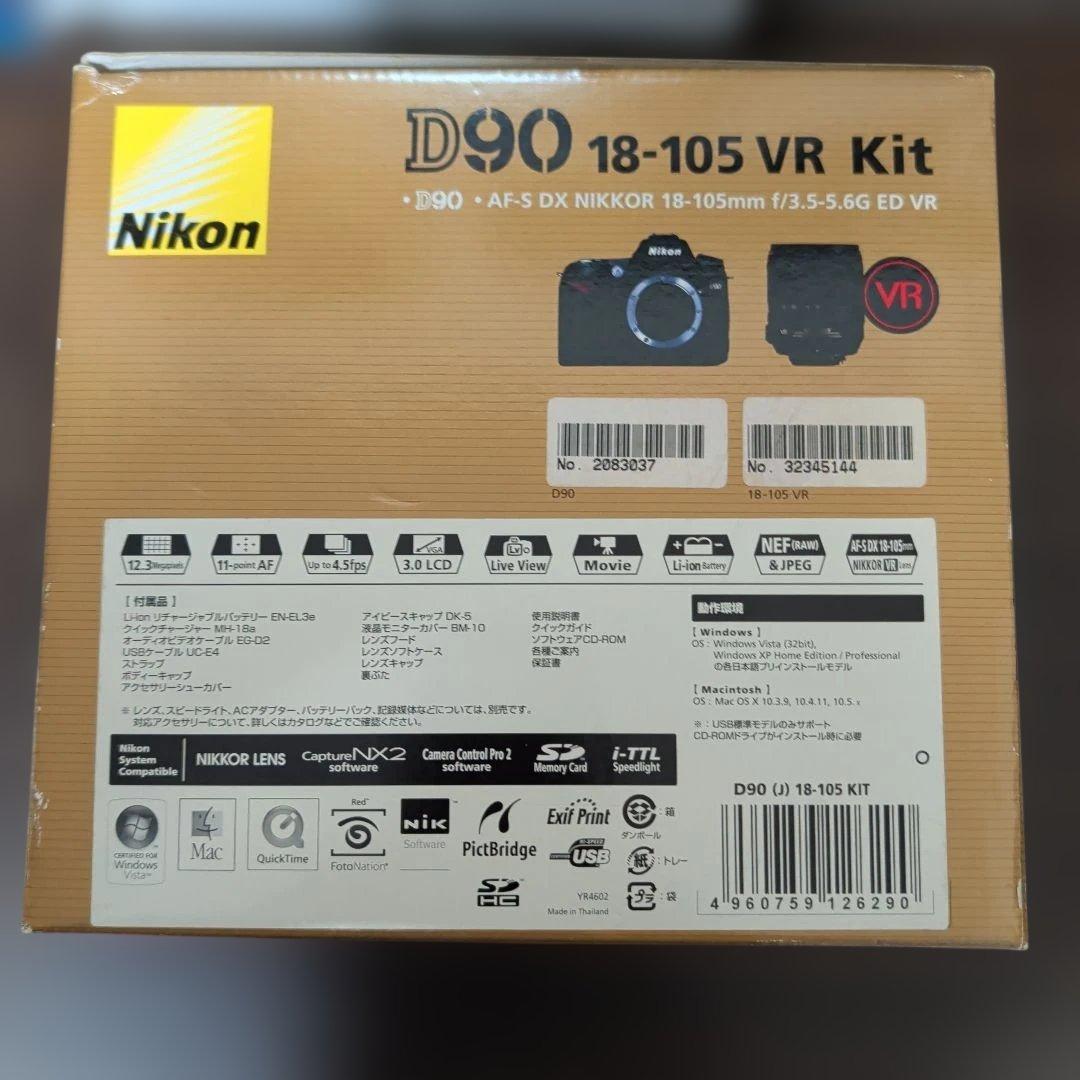 デジタルカメラ Nikon D90 18-105 VR Kit