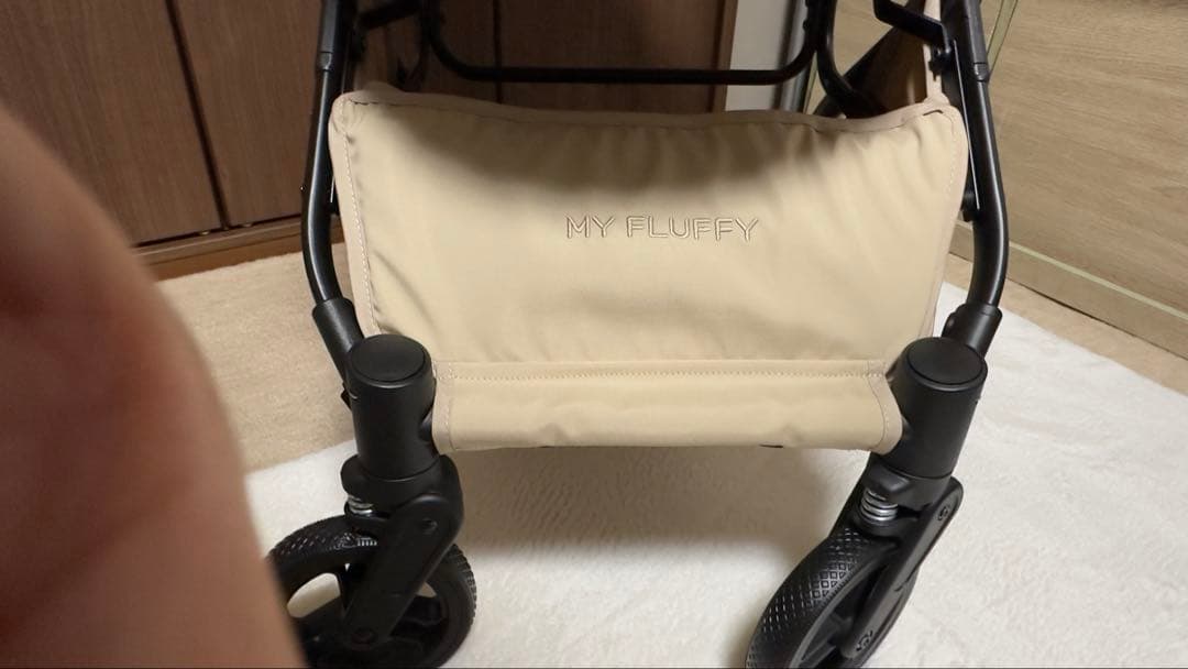 ベージュ ペットカート 軽量 7.95kg