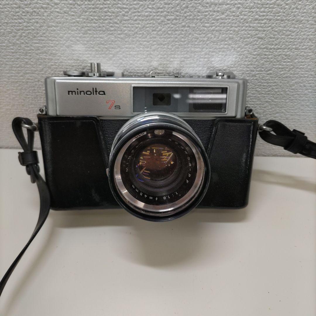 【下52】Minolta Hi-Matic 7s レザーケース付き