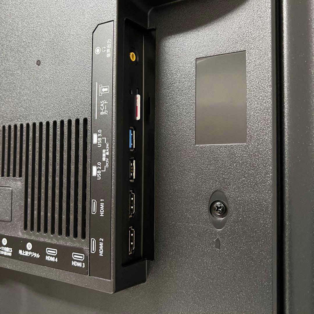 全国送料込❣️マクスゼン65型液4K地デジBSCSテレビWチューナー外付HDD対応