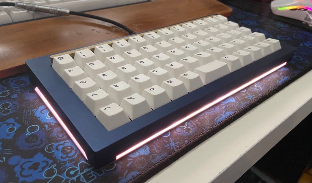 【GB品】自作キーボード Atlas ＋ GMK Dots セット（オーソリニア