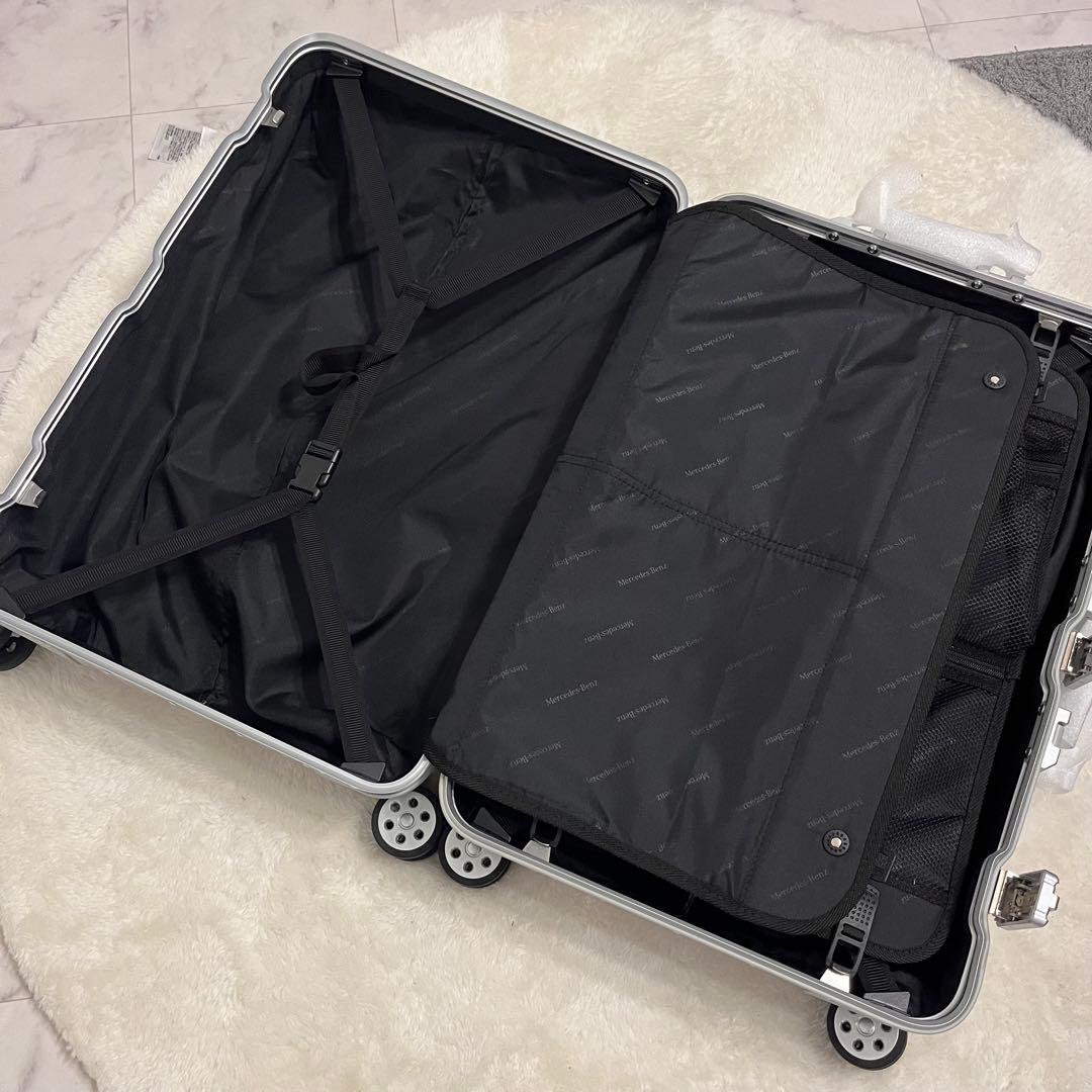 メルセデスベンツシルバー アルミニウム キャリーケース　65L