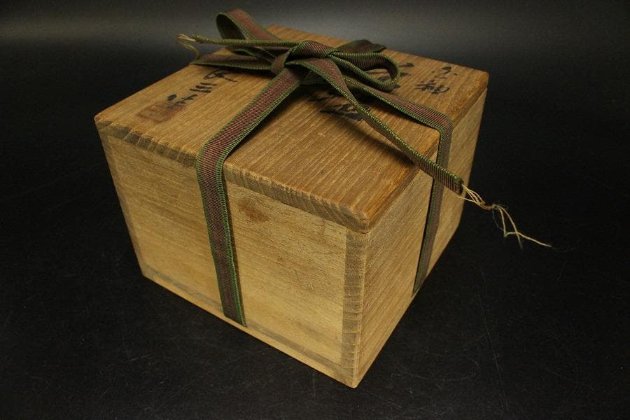 茶道具 抹茶茶碗 茶碗 洛東 良三作 共箱(メ1801)