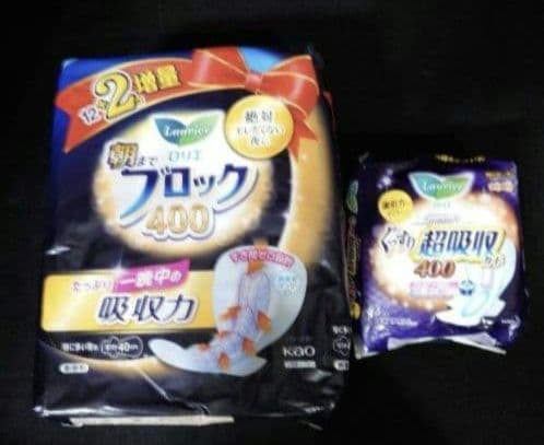 大量まとめ売り　生理用ナプキン　クリニクス　朝まで超安心　超熟睡極上フィット有り