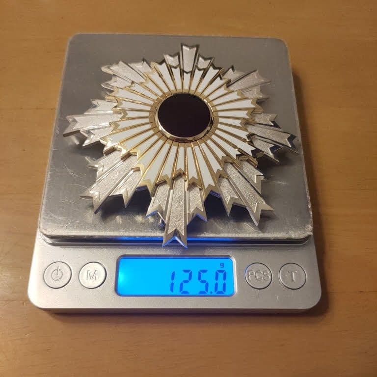 【極美品! 完品】勲二等旭日重光章 略章 略綬付 本物保証 明治勲章 368