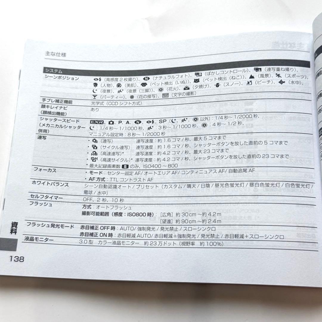 動作品 FUJI FILM FinePix F80EXR ブラック SD付き