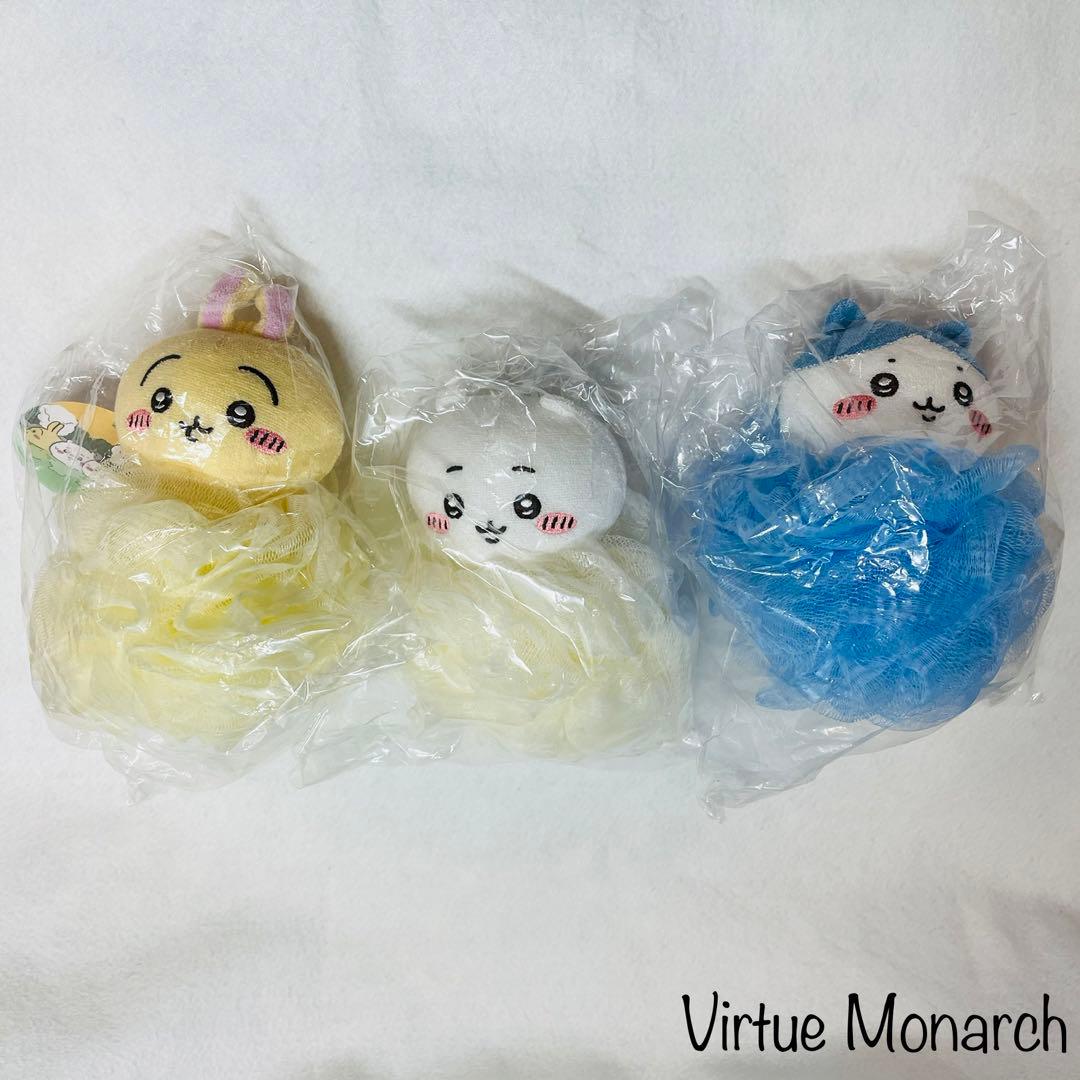 ちいかわ 泡立て！バスリリー（ちいかわ・ハチワレ・うさぎ）３体セット